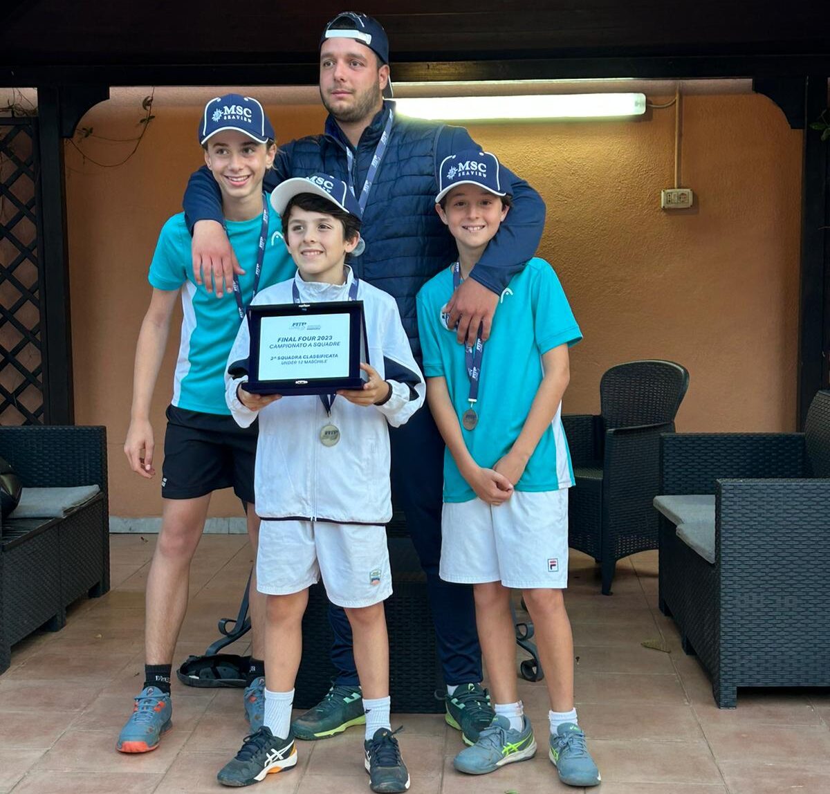 UNDER 12 A SQUADRE. All’Accademia il titolo di vice campione campano nel maschile