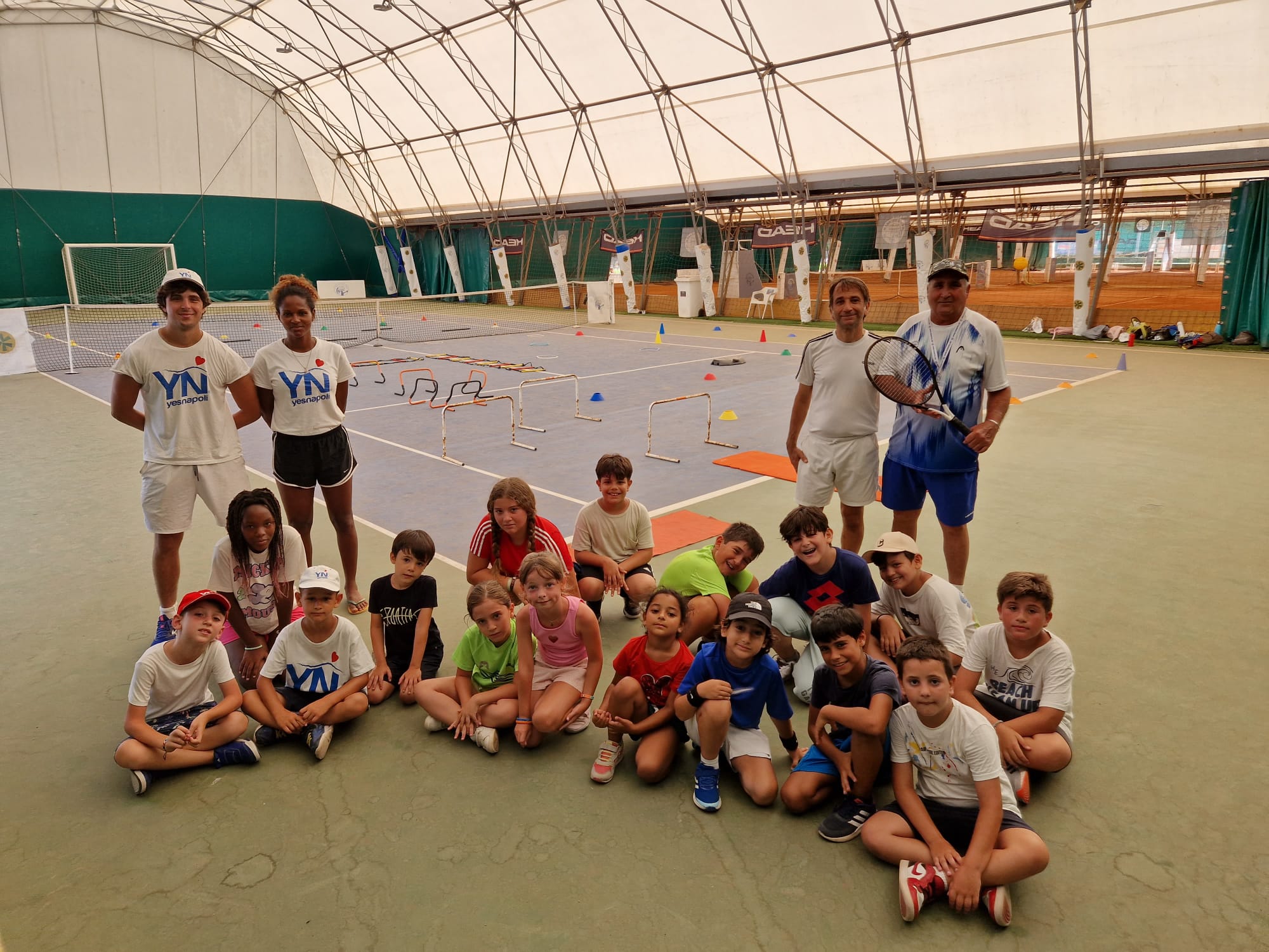 TENNIS PIU’ FORTE DEL CALDO, Accademia porte aperte sempre…