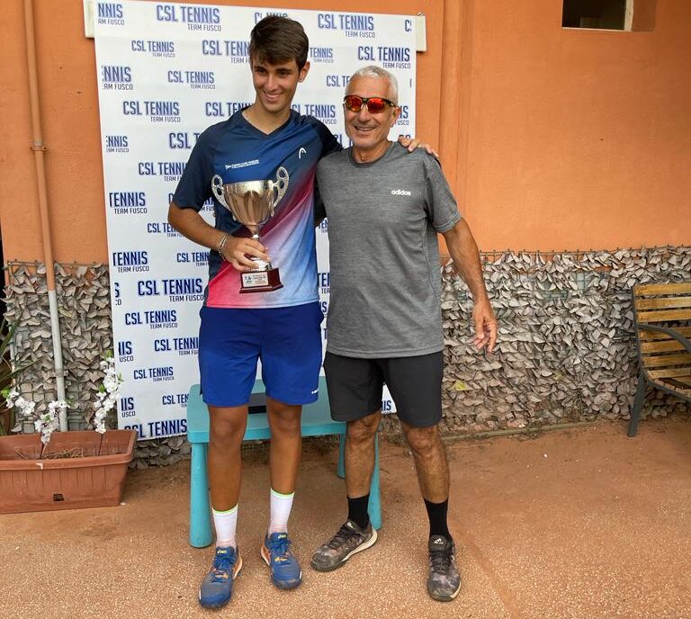 LA PRIMA DI FILO. Filippo Sbriglia vince il torneo Open di Lourdes Caserta